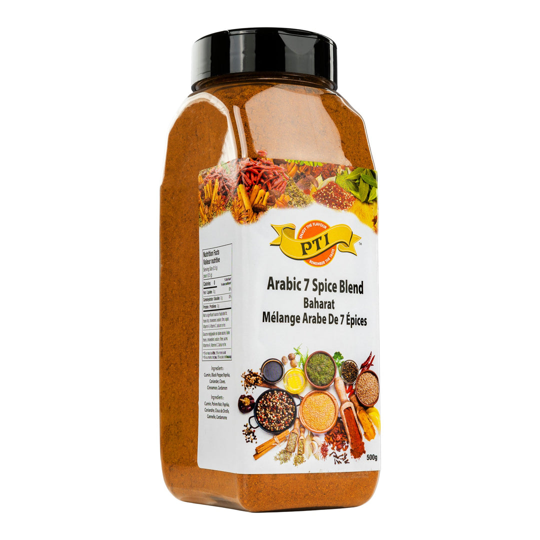PTI Arabic 7 Spice Baharat Blend - 4 x 500 g - Grocery and Food Items - Canadian Distribution - Ships Free Within Canada on Orders Above CAD $199