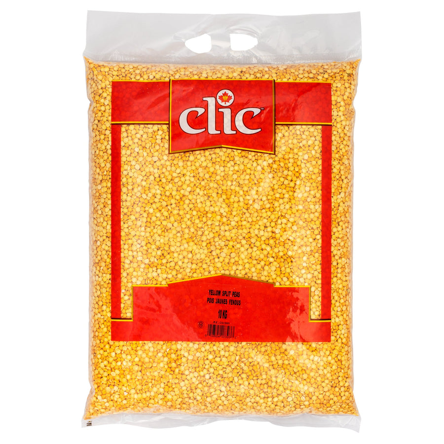 Clic Yellow Split Peas - 4 x 10 kg - Grocery and Food Items - Canadian Distribution