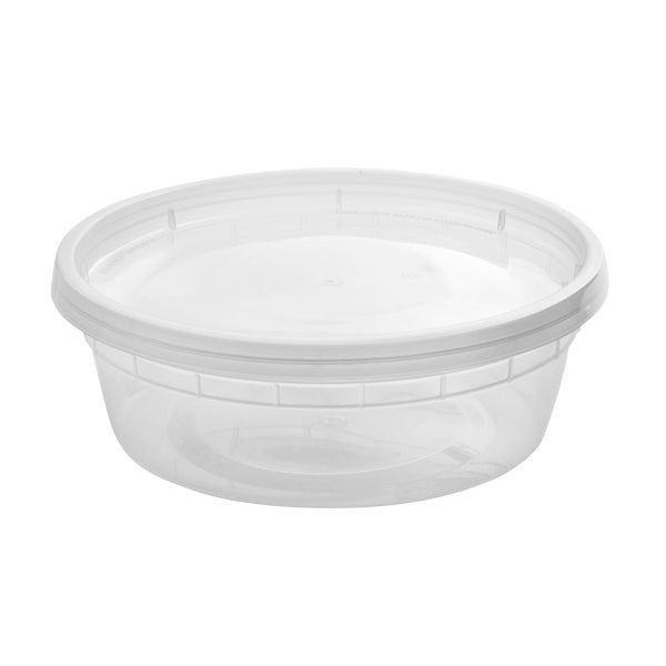 Café Express Deli Containers with Lids237 mL (8 oz) - Pack of 240 - Grocery and Food Items - Canadian Distribution