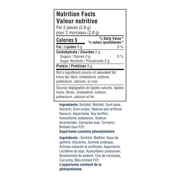 White Spearmint - 48 ct - Excel - Canadian Distribution - Ships Free Within Canada on Orders Above CAD $199