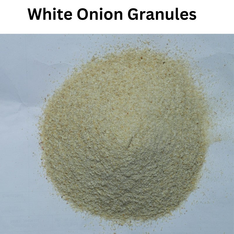 Dehydrated White Onion Granules - 44 LB Box - Pallet = 30 Boxes - Canadian Distributor of Spices