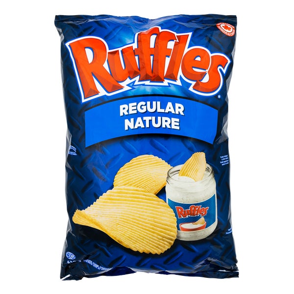 Regular Chips - 4 x 612 g - Ruffles - Canadian Distribution