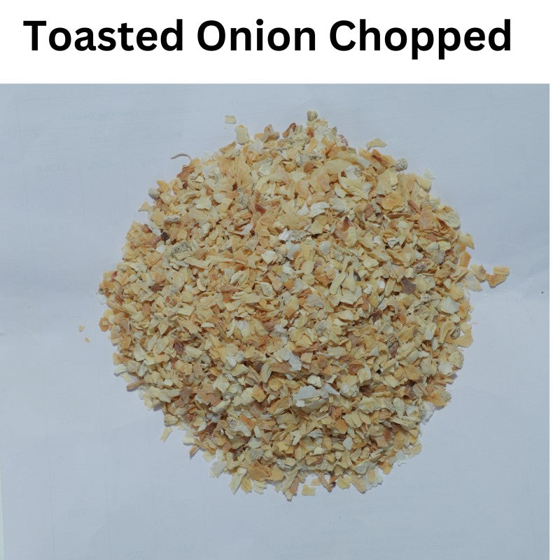 Chopped Toasted Onion - 44 LB Box, Pallet = 30 boxes. Canadian Distributor of Spices