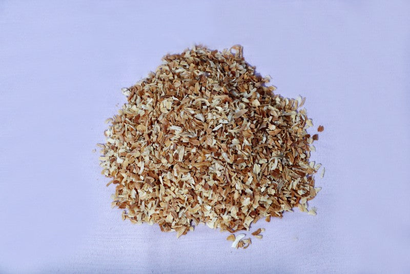 Toasted Onion Minced - 44 lbs box, pallet = 30 boxes. Canadian distributor of spices