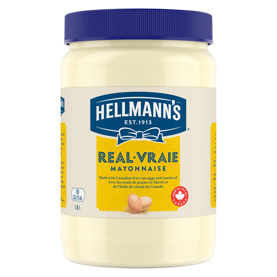 Hellmann’s Real Mayonnaise - 4 x 1.8 L - Grocery and Food Items - Canadian Distribution