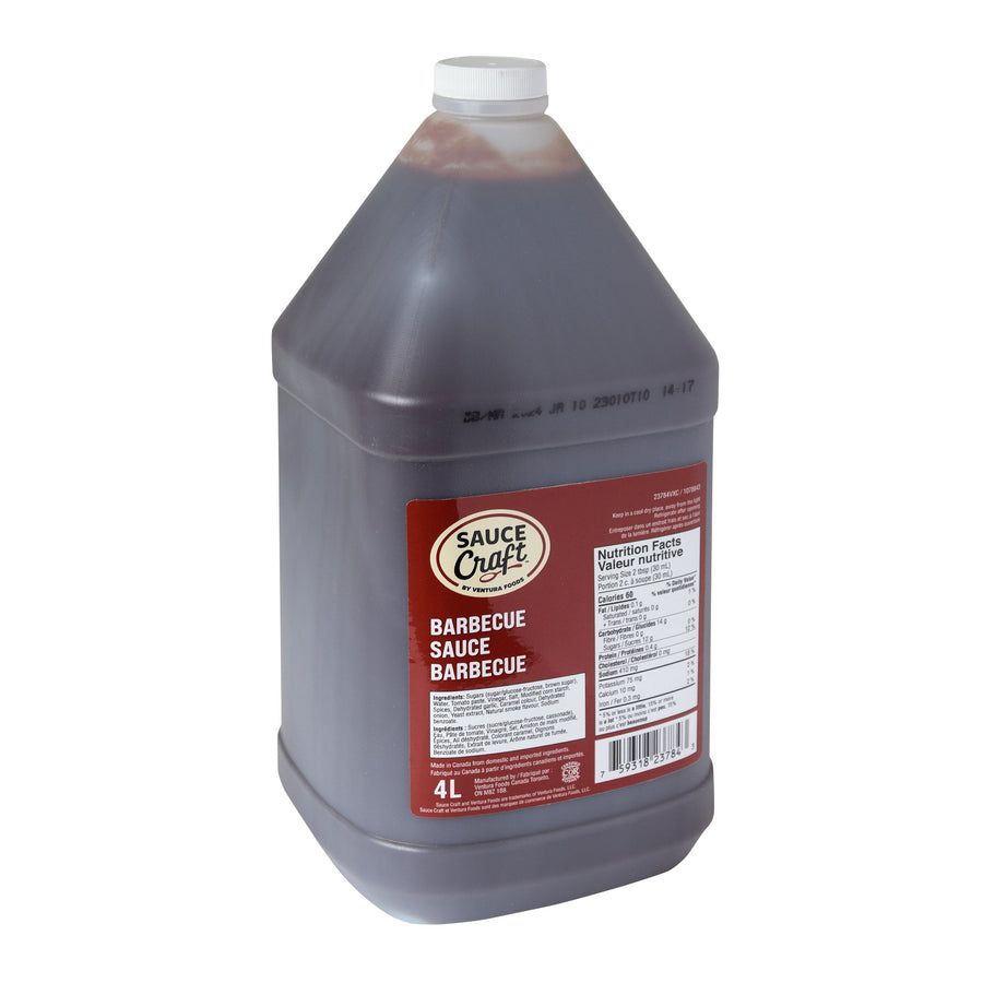 Sauce Craft Barbecue Sauce - 4 x 4 L - Grocery and Food Items - Canadian Distribution