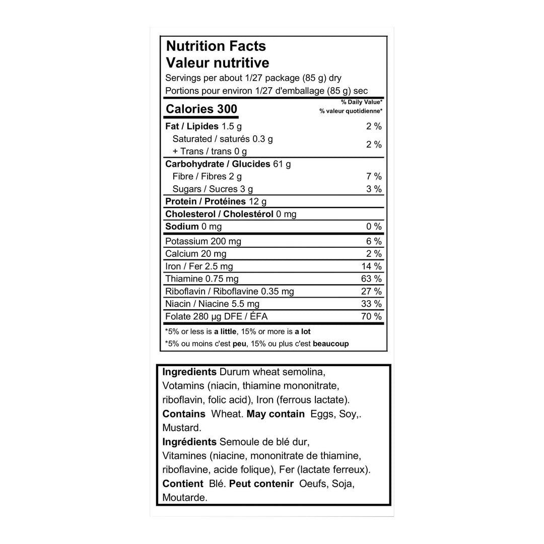 De Cecco Fettuccine - 4 x 2.27 kg - Grocery and Food Items - Canadian Distribution - Ships Free Within Canada on Orders Above CAD $199