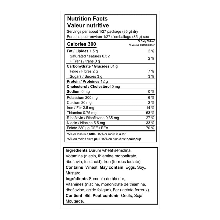 De Cecco Fettuccine - 4 x 2.27 kg - Grocery and Food Items - Canadian Distribution - Ships Free Within Canada on Orders Above CAD $199