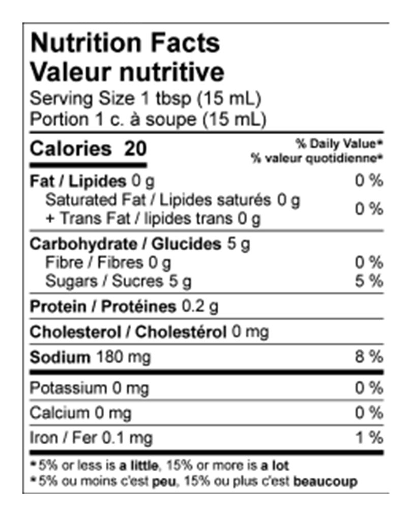 Sauce Craft Mustard - 4 x 4 L - Grocery and Food Items - Canadian Distribution - Ships Free Within Canada on Orders Above CAD $199