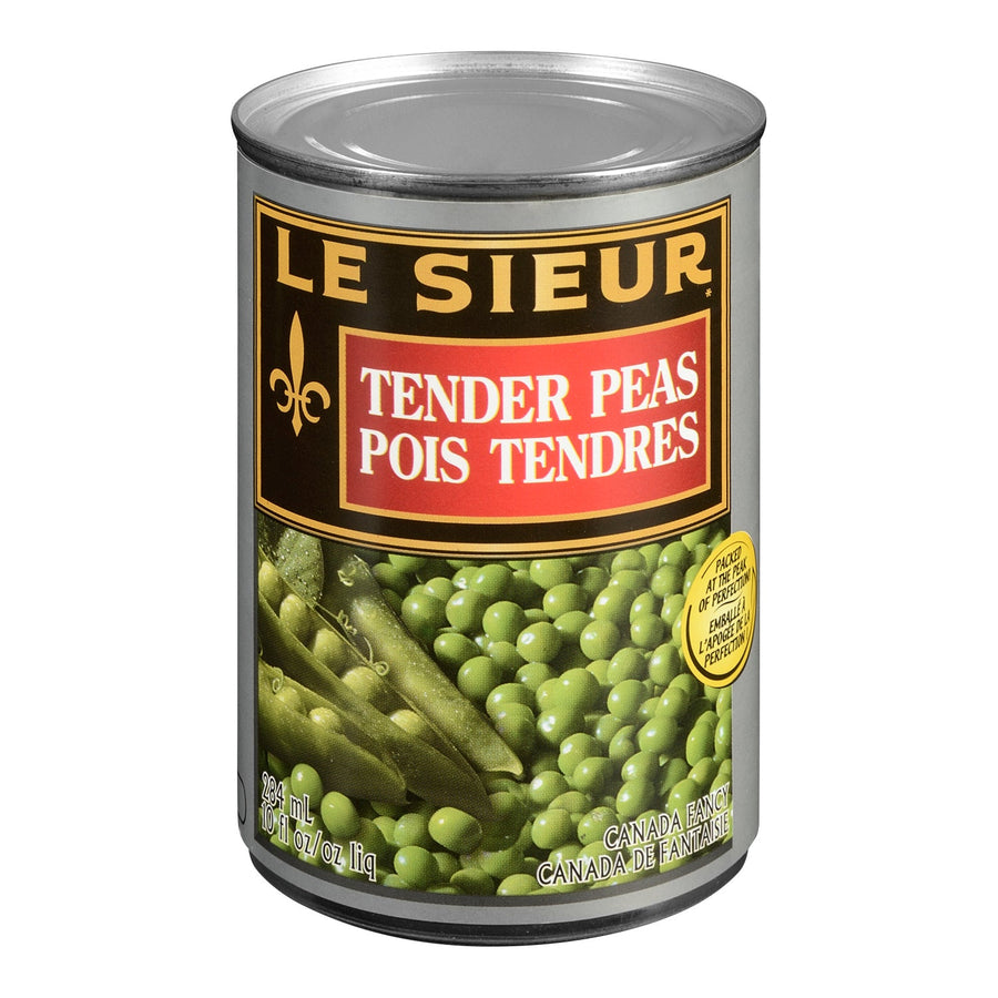 Le Sieur Peas - 48 × 398 mL - Grocery and Food Items - Canadian Distribution