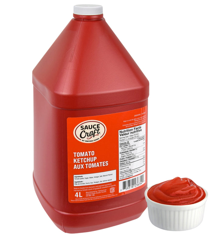 Sauce Craft Ketchup - 4 x 4 L - Grocery and Food Items - Canadian Distribution