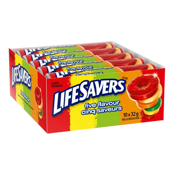 Box of Rolls - 80 × 32 g - Lifesavers - Canadian Distribution