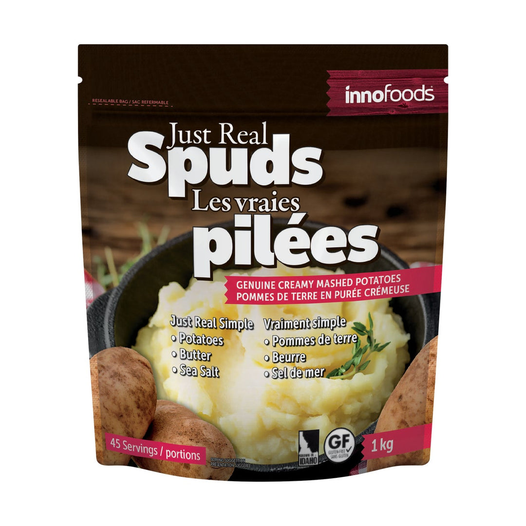 Just Real Spuds Mashed Potatoes - 4 x 1 kg - Grocery and Food Items - Canadian Distribution