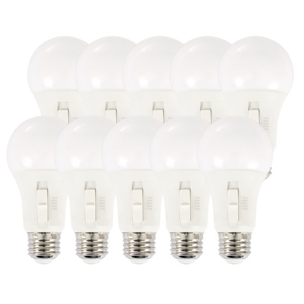 LED 8.5W Dimmable A19 Bulb E26 Base - 10 Pack - Luminus - Restaurant Foodservice Equipment and Accessories - Canadian Distribution