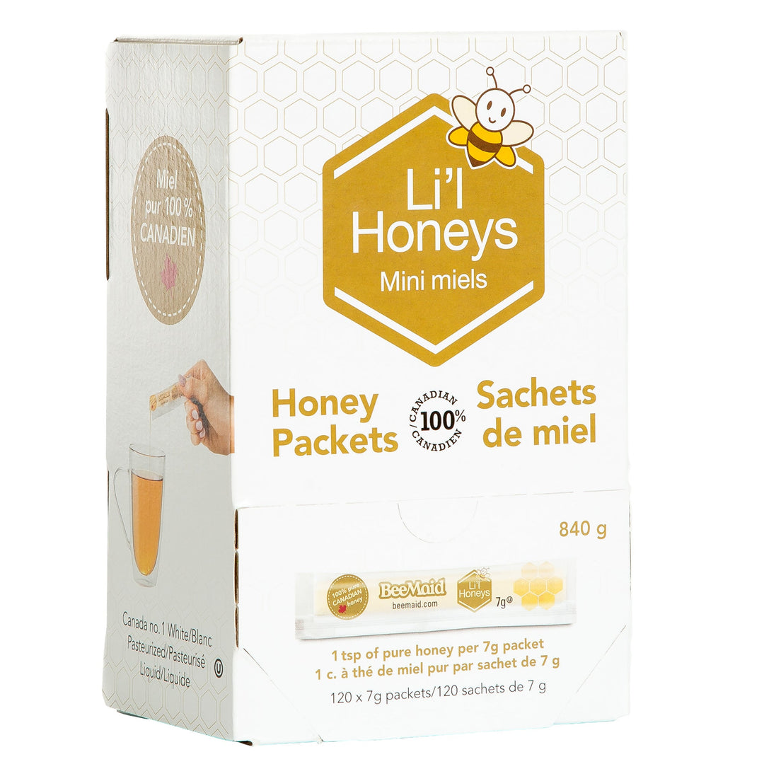 Li’l Honeys Honey Packets - 480 × 7 g - Grocery and Food Items - Canadian Distribution