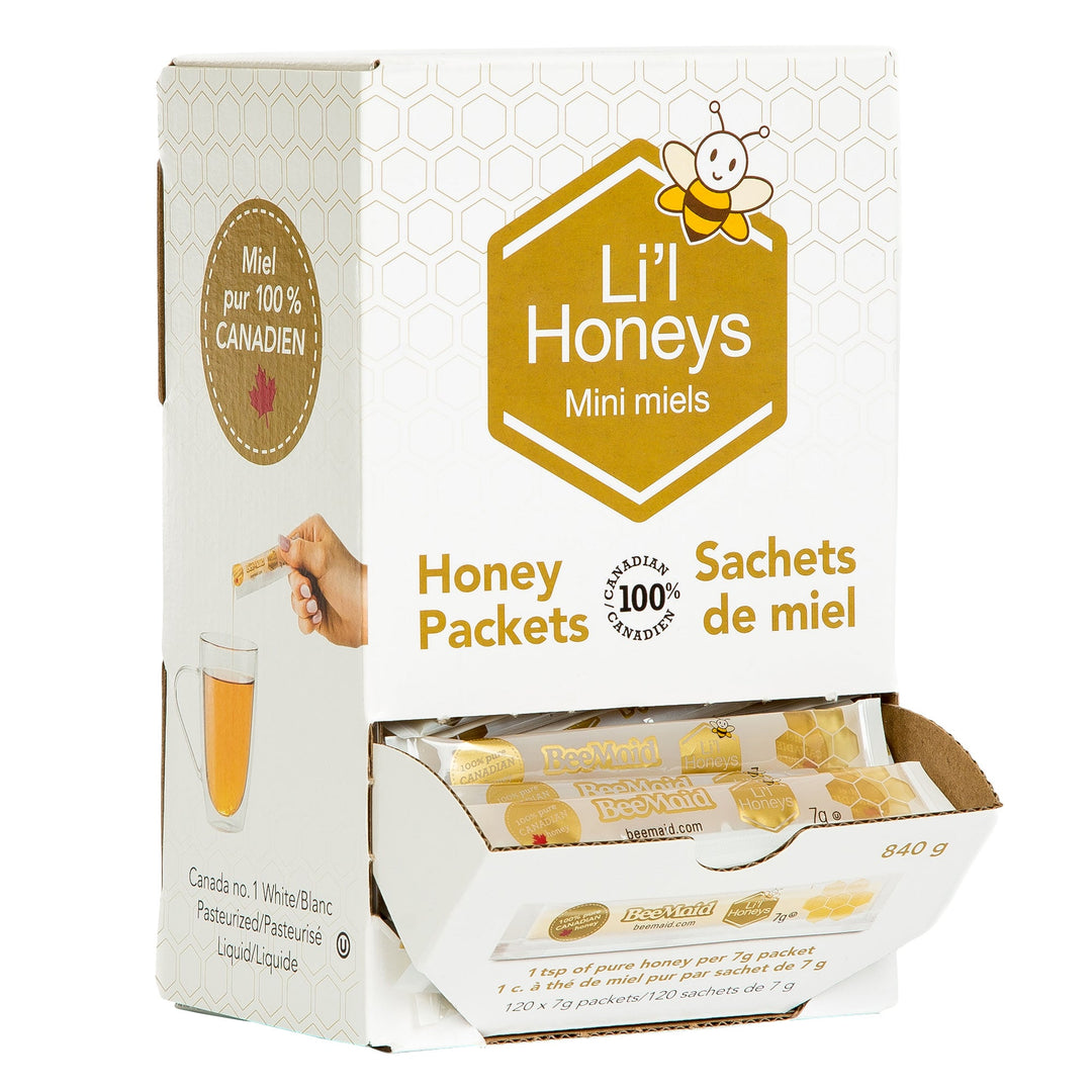 Li’l Honeys Honey Packets - 480 × 7 g - Grocery and Food Items - Canadian Distribution - Ships Free Within Canada on Orders Above CAD $199