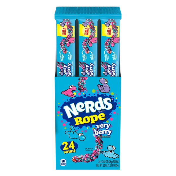 Very Berry Rope - 96 × 26 g - Nerds - Canadian Distribution