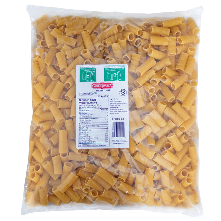 Griss Pasta Rigatoni - 4 x 2.27 kg - Grocery and Food Items - Canadian Distribution