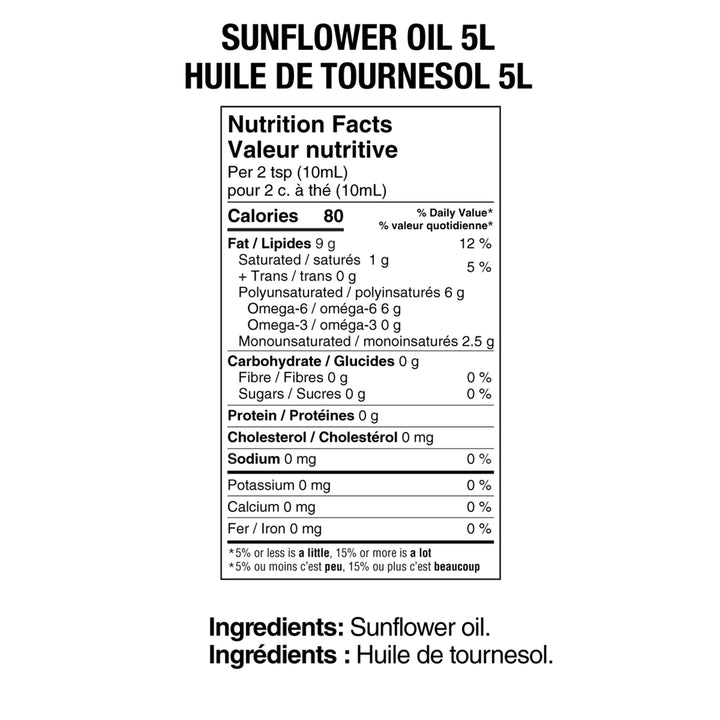 Saporito Sunflower Oil - 4 x 5 L - Grocery and Food Items - Canadian Distribution - Ships Free Within Canada on Orders Above CAD $199