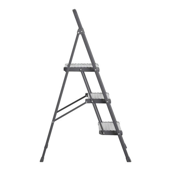 3-Step Folding Step Stool - Cosco - Restaurant Foodservice