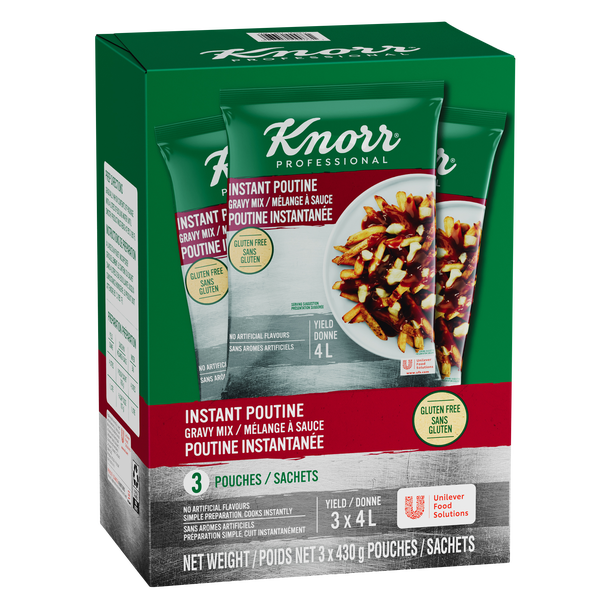 Knorr Poutine Sauce Mix - 12 x 430 g - Grocery and Food Items - Canadian Distribution