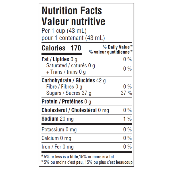 Sirop de table Kraft - 320 x 43 ml - Épicerie et produits alimentaires - Distribution canadienne - Livraison gratuite au Canada pour les commandes de plus de 199 $ CA
