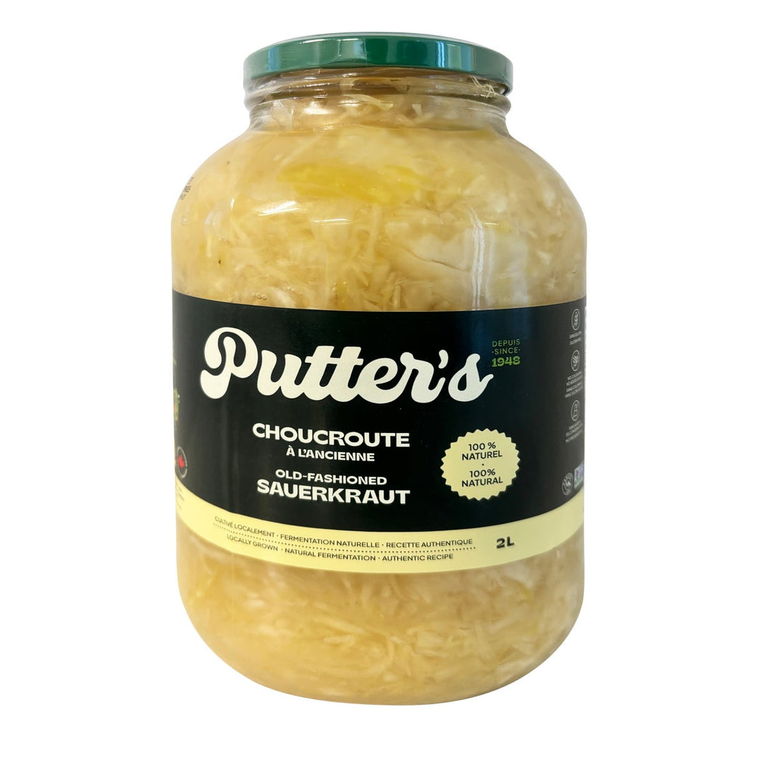 Putters Sauerkraut - 4 x 2 L - Grocery and Food Items - Canadian Distribution