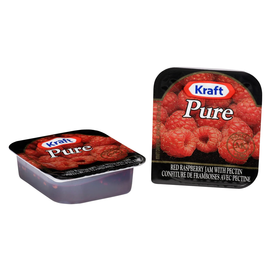 Kraft Single-serve Raspberry Jam - 2 x 200 - Grocery and Food Items - Canadian Distribution