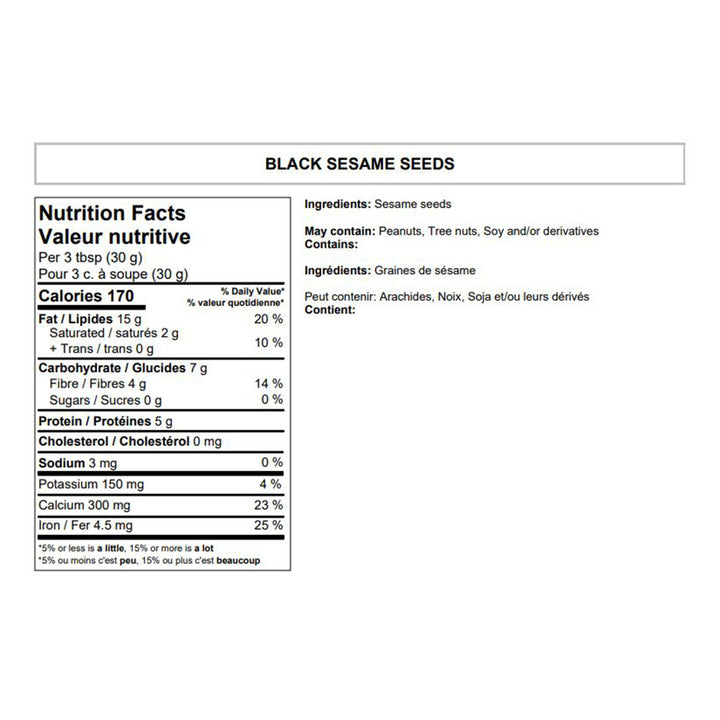 Yupik Black Sesame Seeds - 4 x 2 kg - Grocery and Food Items - Canadian Distribution - Ships Free Within Canada on Orders Above CAD $199