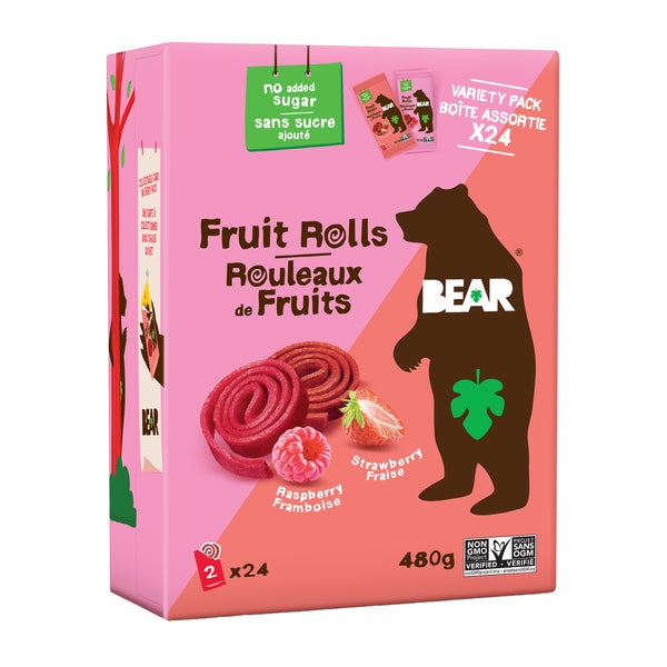 Fruit Rolls - 4 x 480 g - Bear - Canadian Distribution