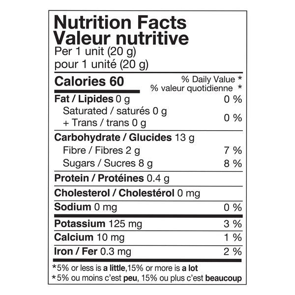 Rouleaux de fruits - 4 x 480 g - Ours - Distribution canadienne - Livraison gratuite au Canada pour les commandes de plus de 199 $ CA