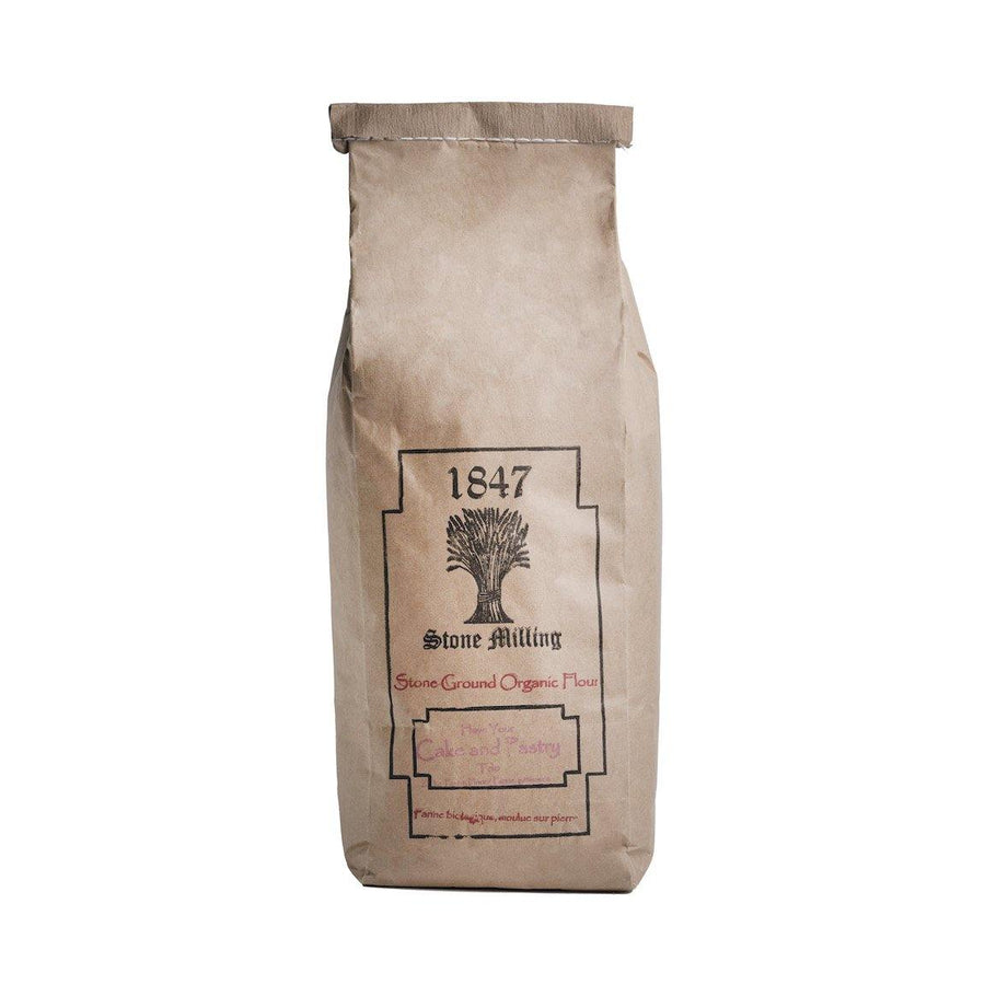 1847 STONE MILLING Organic Unbleached Cake & Pastry Flour - 20kg