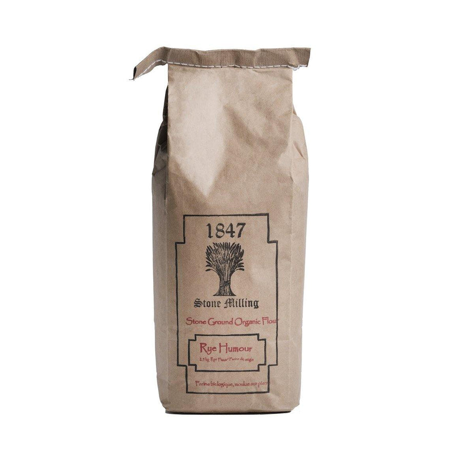 1847 STONE MILLING Rye Humour – Organic Unbleached Rye Flour - 20kg