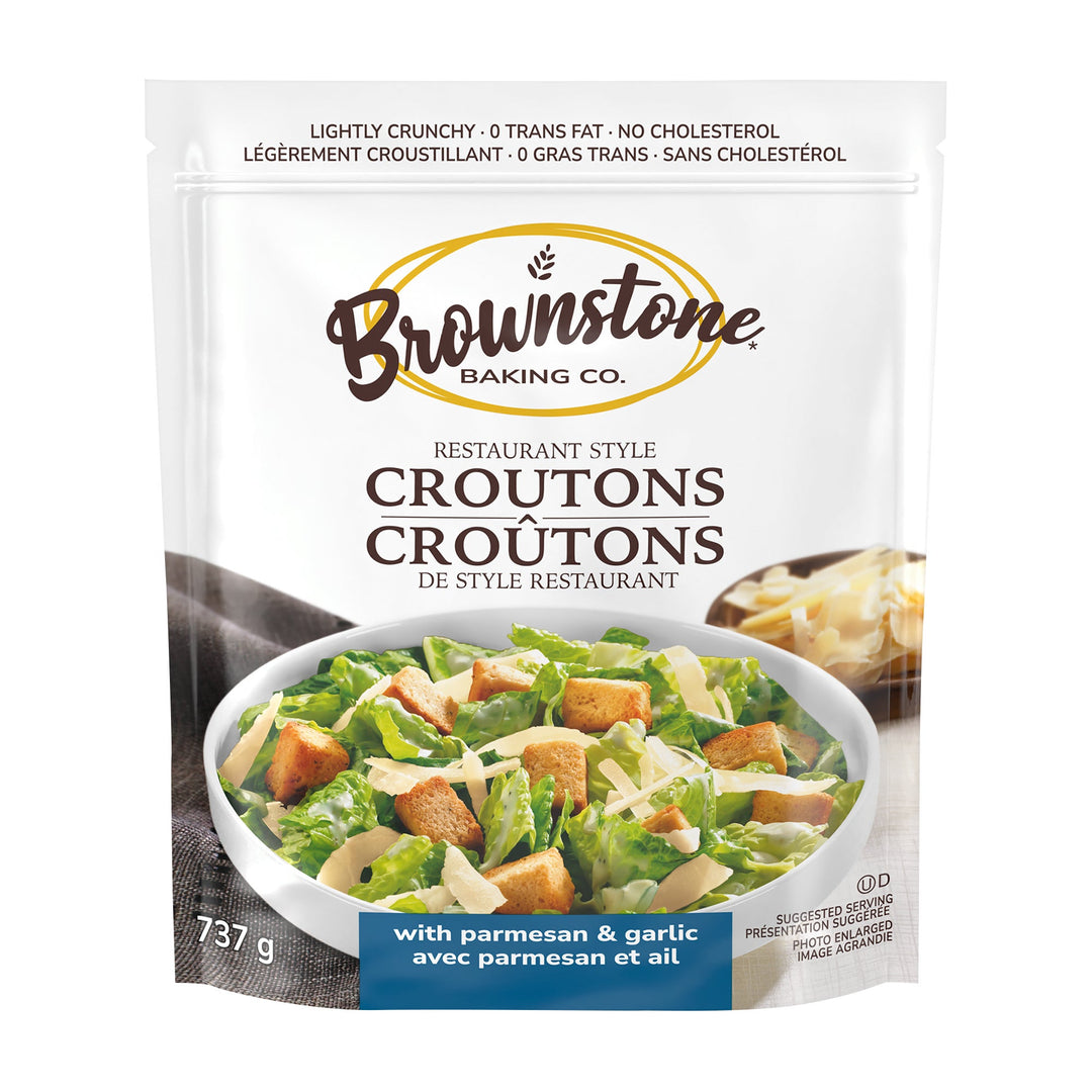 Brownstone Restaurant Style Croutons - 4 x 737 g - Grocery and Food Items - Canadian Distribution