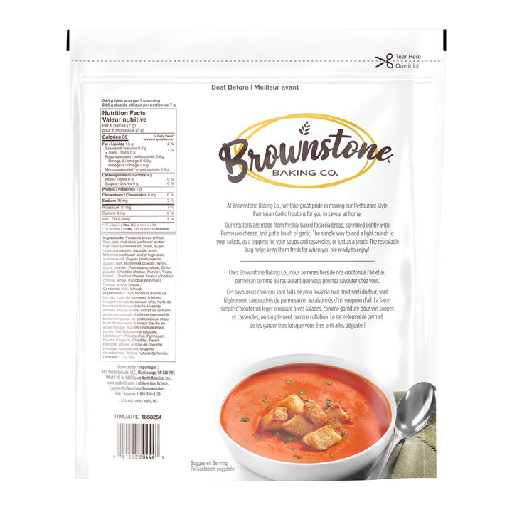 Brownstone Restaurant Style Croutons - 4 x 737 g - Grocery and Food Items - Canadian Distribution - Ships Free Within Canada on Orders Above CAD $199