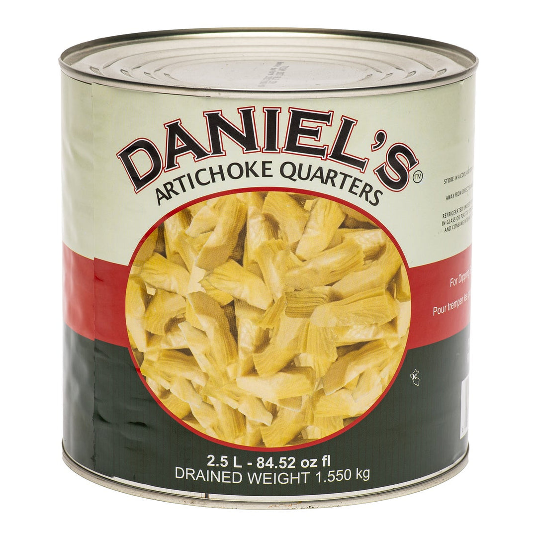 Daniel’s Artichoke Quarters - 4 x 2.56 L - Grocery and Food Items - Canadian Distribution
