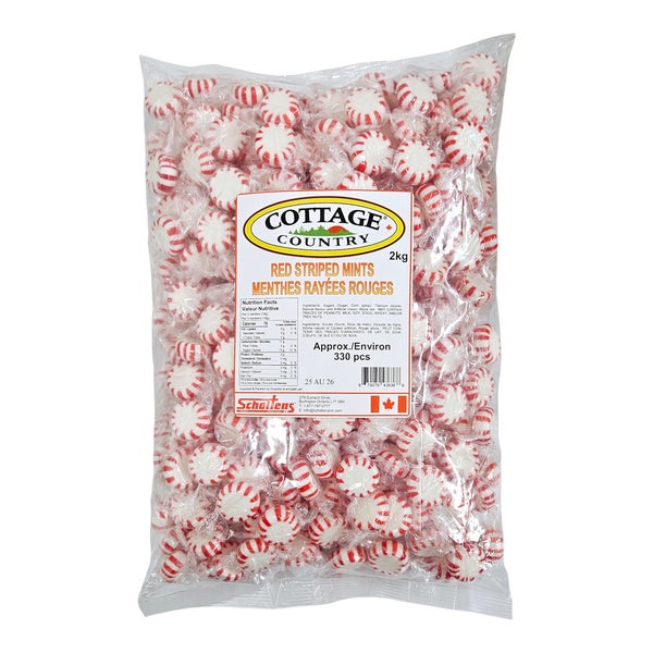Red Stripe Mint - 4 x 2 kg - Cottage Country - Canadian Distribution