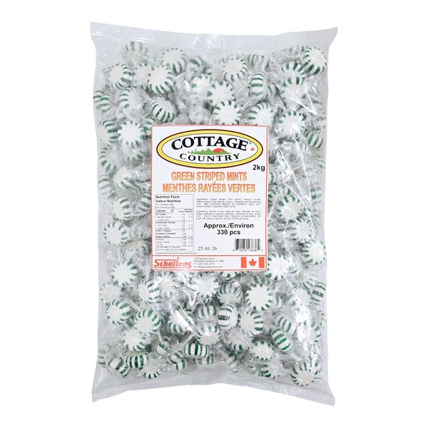Green Stripe Mint - 4 x 2 kg - Cottage Country - Canadian Distribution