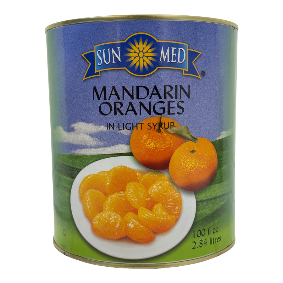 Sun Med Mandarin Oranges - 4 x 2.84 L - Grocery and Food Items - Canadian Distribution