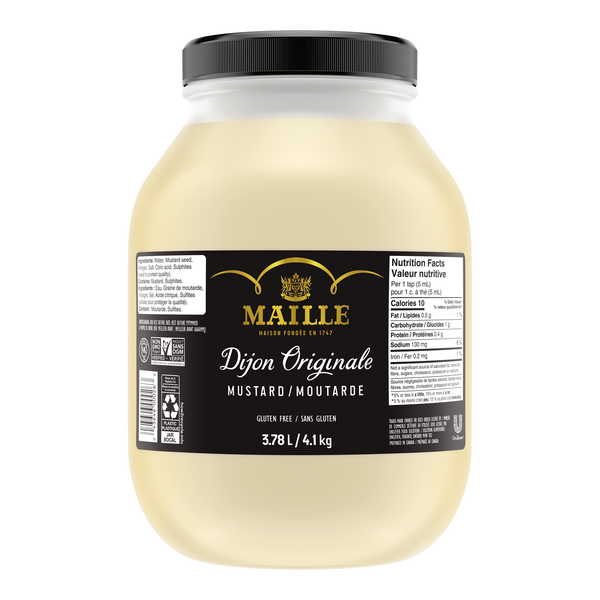 Maille Dijon Mustard - 4 x 3.78L - Grocery and Food Items - Canadian Distribution