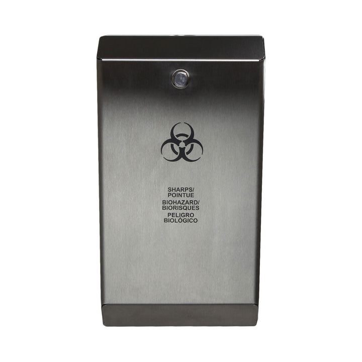 Stainless Steel Biomedical Sharps Disposal - Sold By The Case