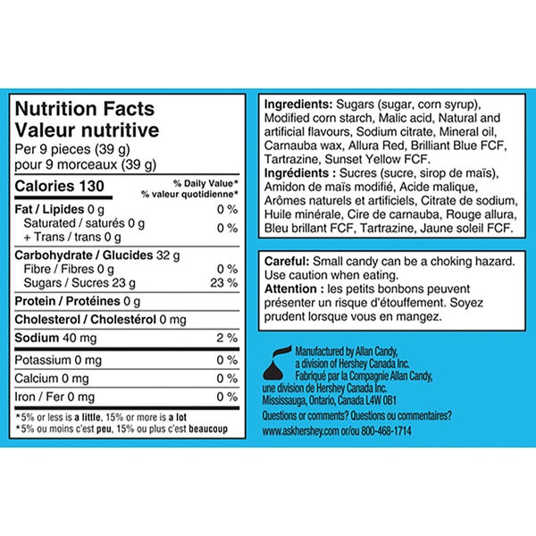 Bonbons gélifiés originaux format familial - 48 × 96 g - Jolly Rancher - Distribution canadienne - Livraison gratuite au Canada pour les commandes de plus de 199 $ CA