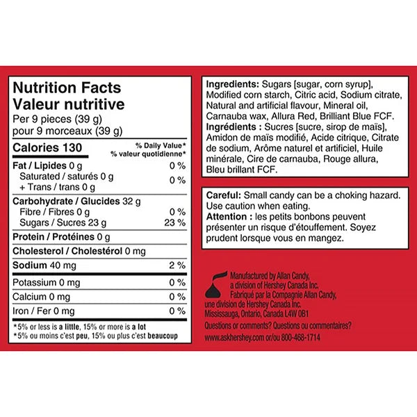 Bonbons gélifiés à la fraise, format familial - 48 × 90 g - Twizzlers - Distribution canadienne - Livraison gratuite au Canada pour les commandes de plus de 199 $ CA