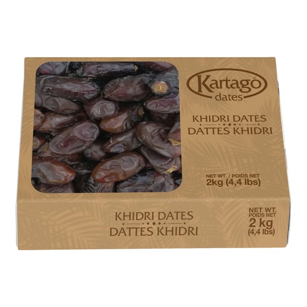 Khidri Dates - 4 x 2 kg - Kartago - Canadian Distribution