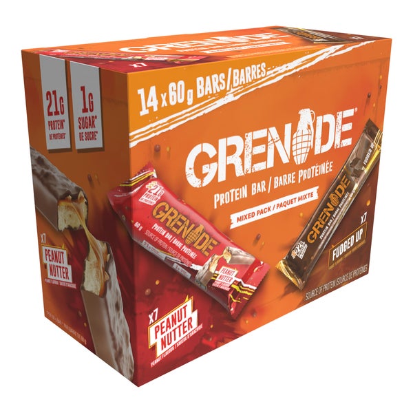 Protein Bars Mixed Pack - 56 x 60 g - Grenade - Canadian Distribution