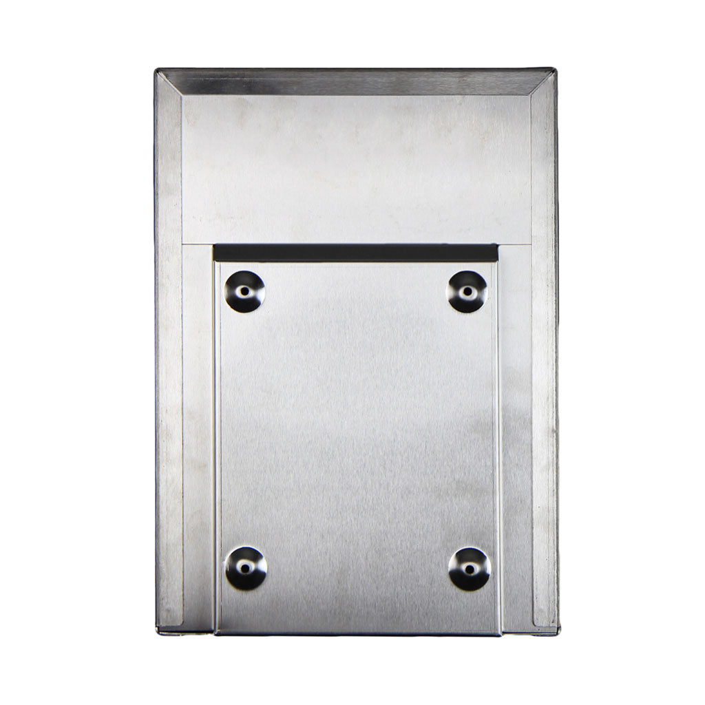 Wall Mounted Heavy-Duty Ashtray Stainless Steel - Sold By The Case