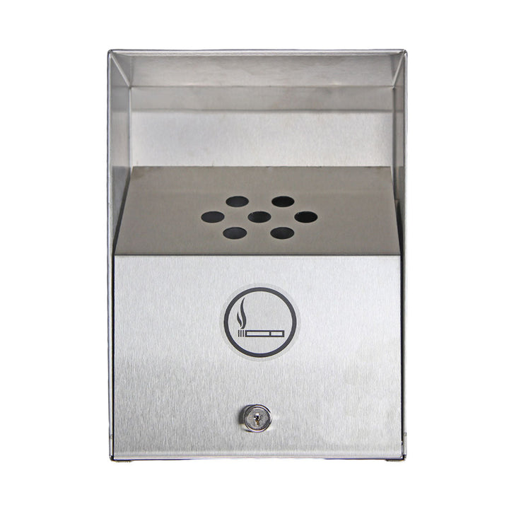 Wall Mounted Heavy-Duty Ashtray Stainless Steel
