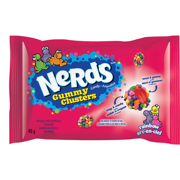 Gummy Clusters - 80 × 45 g - Nerds - Canadian Distribution