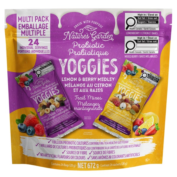 Lemon & Berry Medley Trail Mix - 96 × 28 g - Nature's Garden - Canadian Distribution