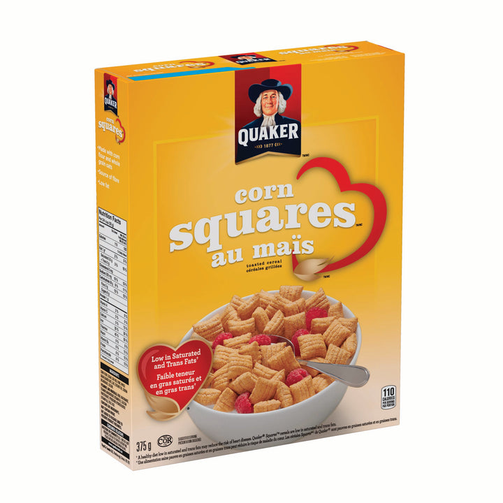 Cereal Corn Bran Square - 12 x 375 g - Quaker - Restaurant and Foodservice Ingredients - Canadian Distribution